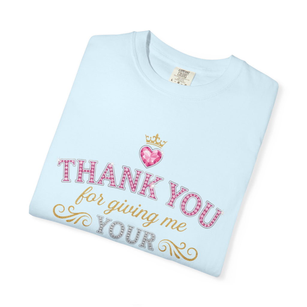Thank You For Giving Me Your Heart T-Shirt — Romantic Heart Graphic Valentine’s Tee