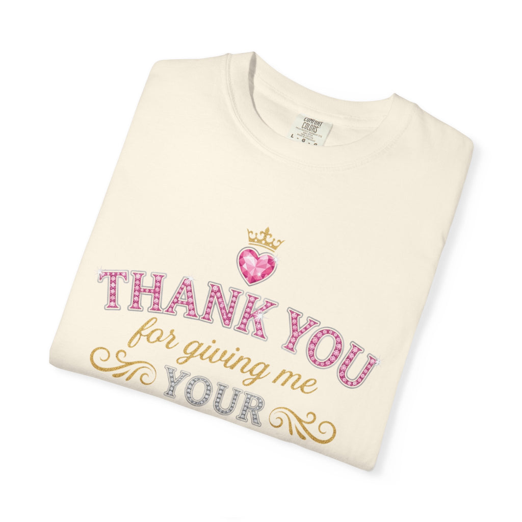 Thank You For Giving Me Your Heart T-Shirt — Romantic Heart Graphic Valentine’s Tee