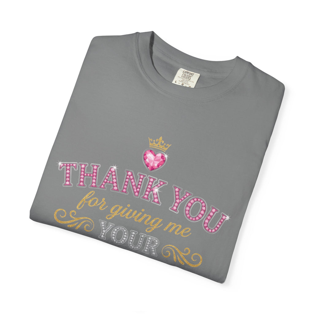 Thank You For Giving Me Your Heart T-Shirt — Romantic Heart Graphic Valentine’s Tee