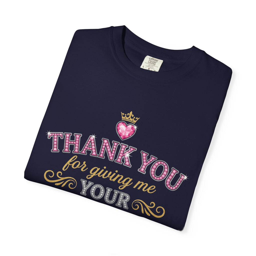 Thank You For Giving Me Your Heart T-Shirt — Romantic Heart Graphic Valentine’s Tee