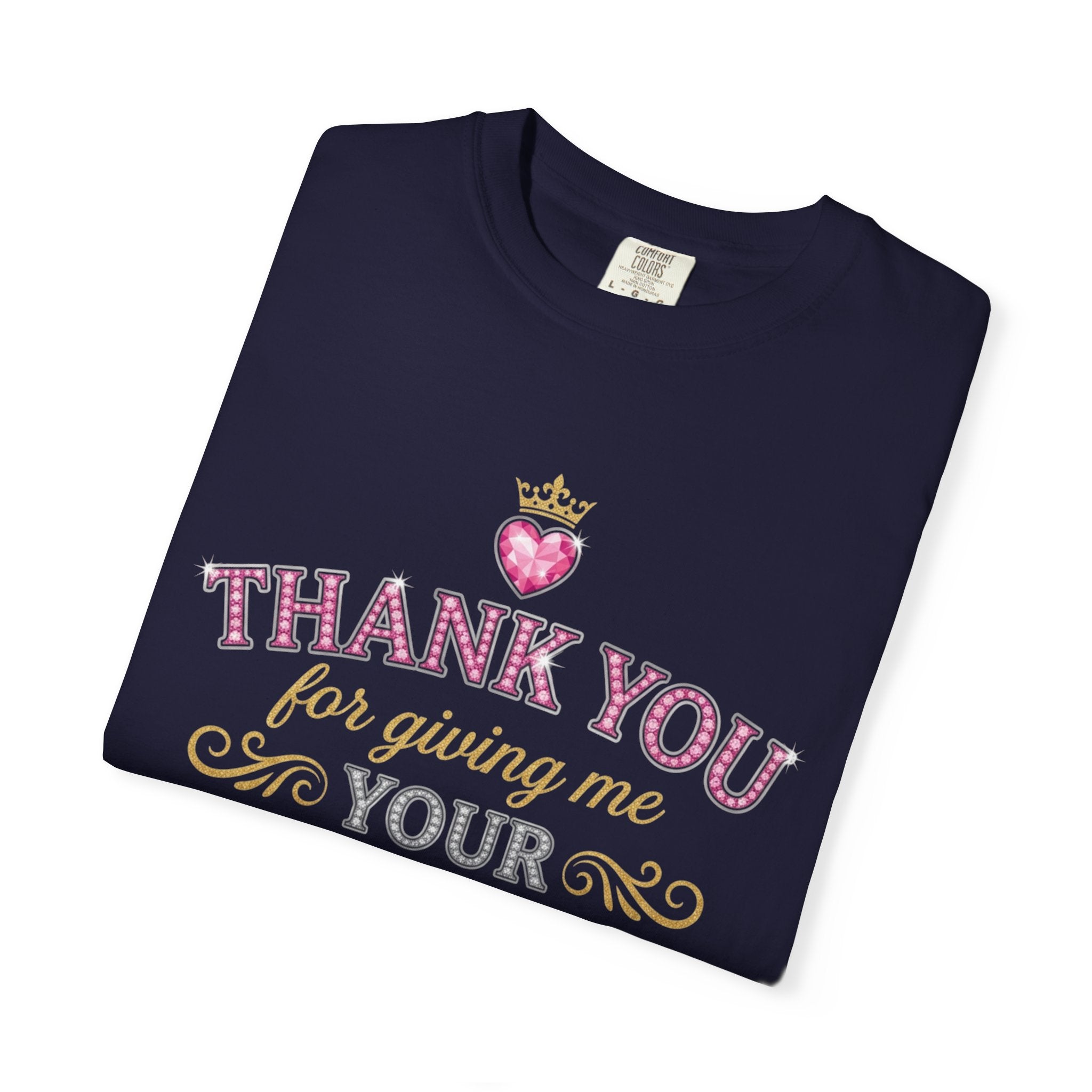 Thank You For Giving Me Your Heart T-Shirt — Romantic Heart Graphic Valentine’s Tee