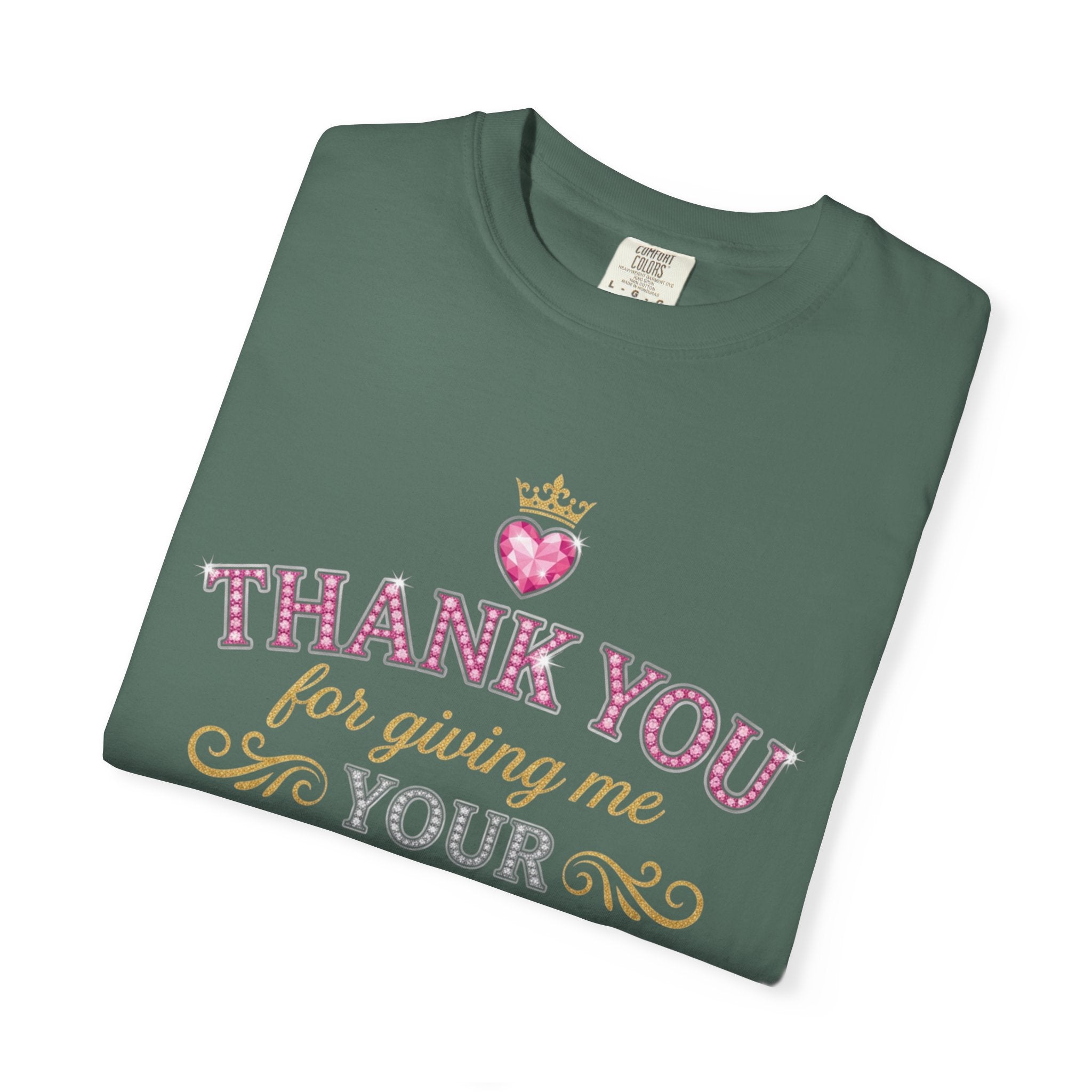 Thank You For Giving Me Your Heart T-Shirt — Romantic Heart Graphic Valentine’s Tee