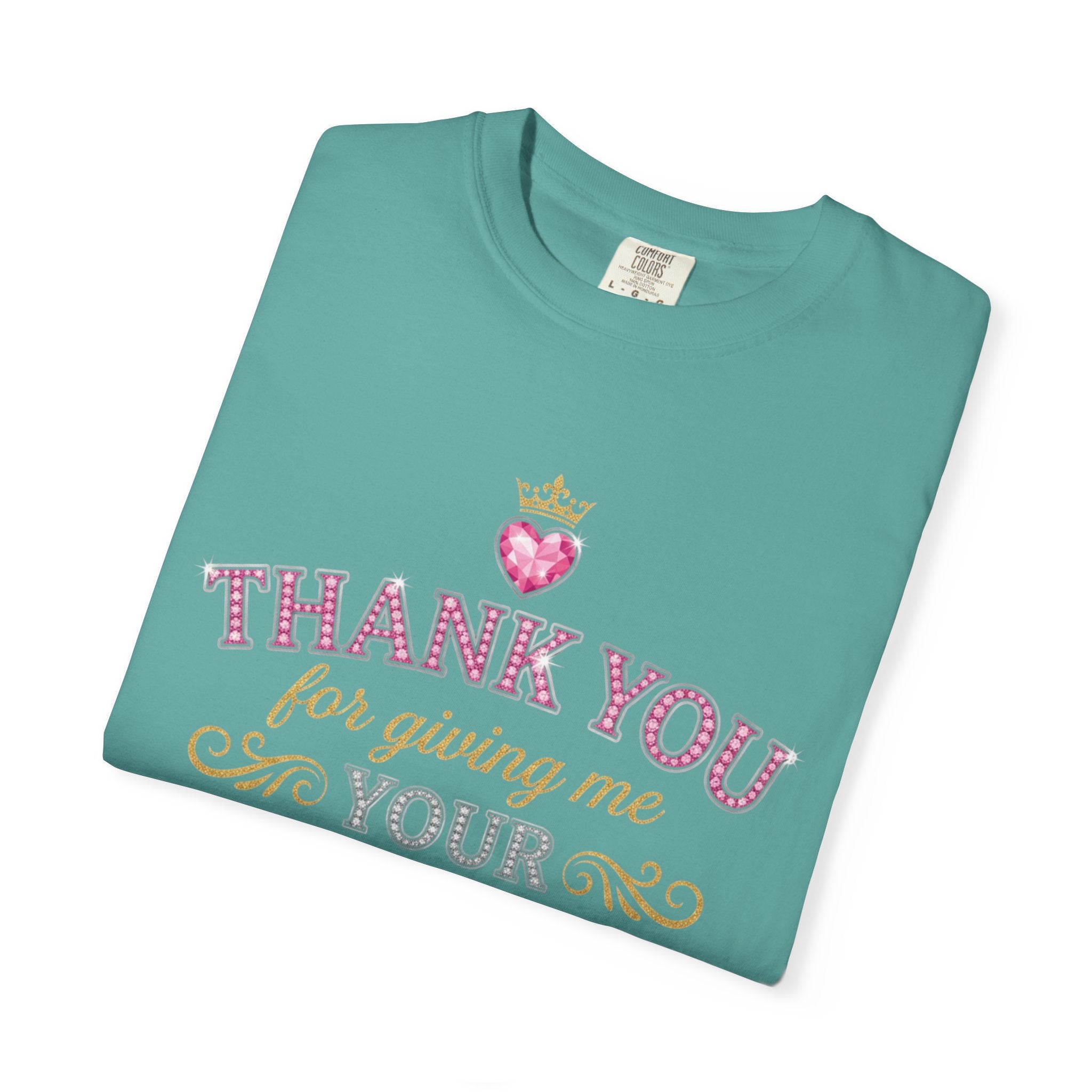 Thank You For Giving Me Your Heart T-Shirt — Romantic Heart Graphic Valentine’s Tee
