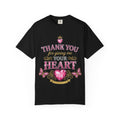 Thank You For Giving Me Your Heart T-Shirt — Romantic Heart Graphic Valentine’s Tee