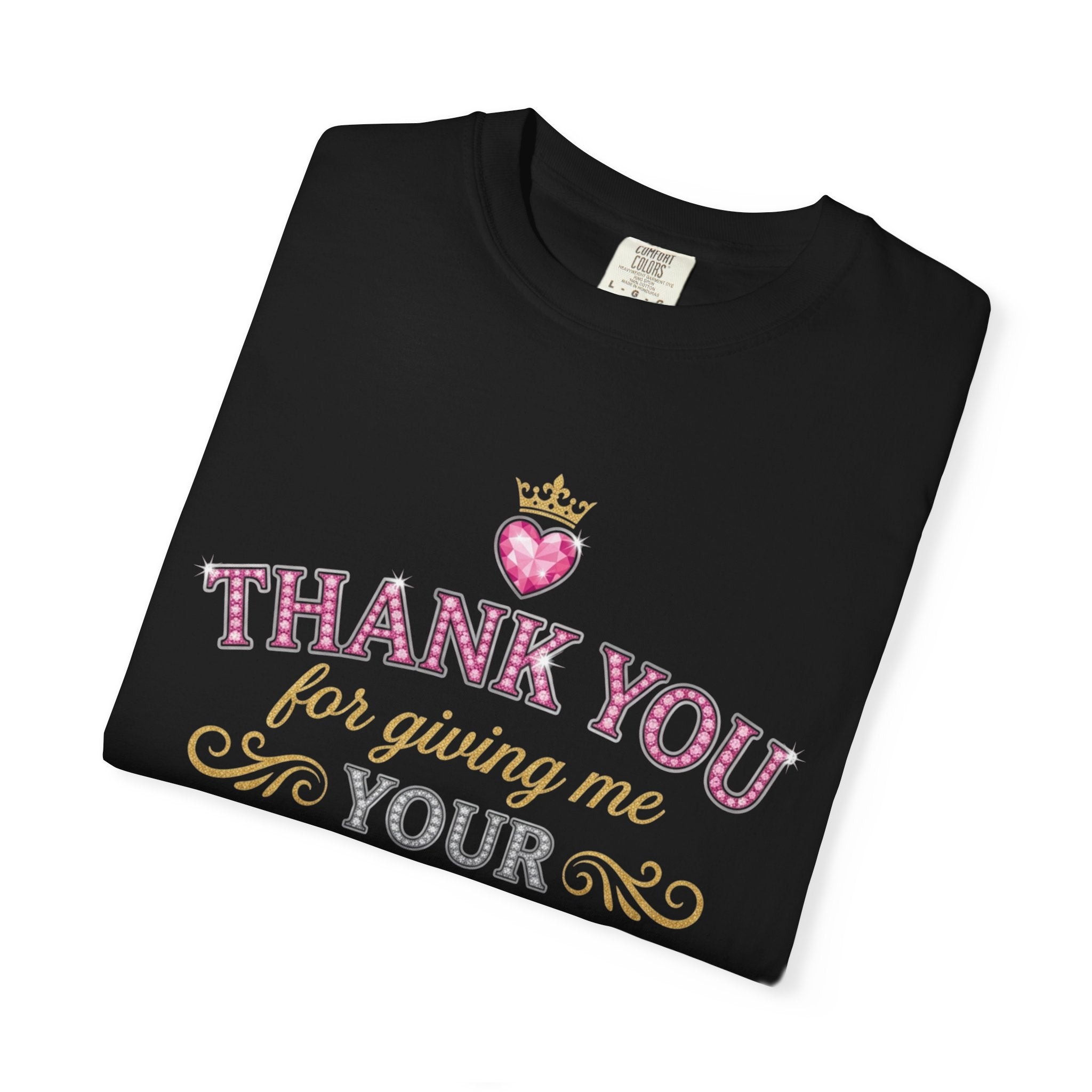 Thank You For Giving Me Your Heart T-Shirt — Romantic Heart Graphic Valentine’s Tee