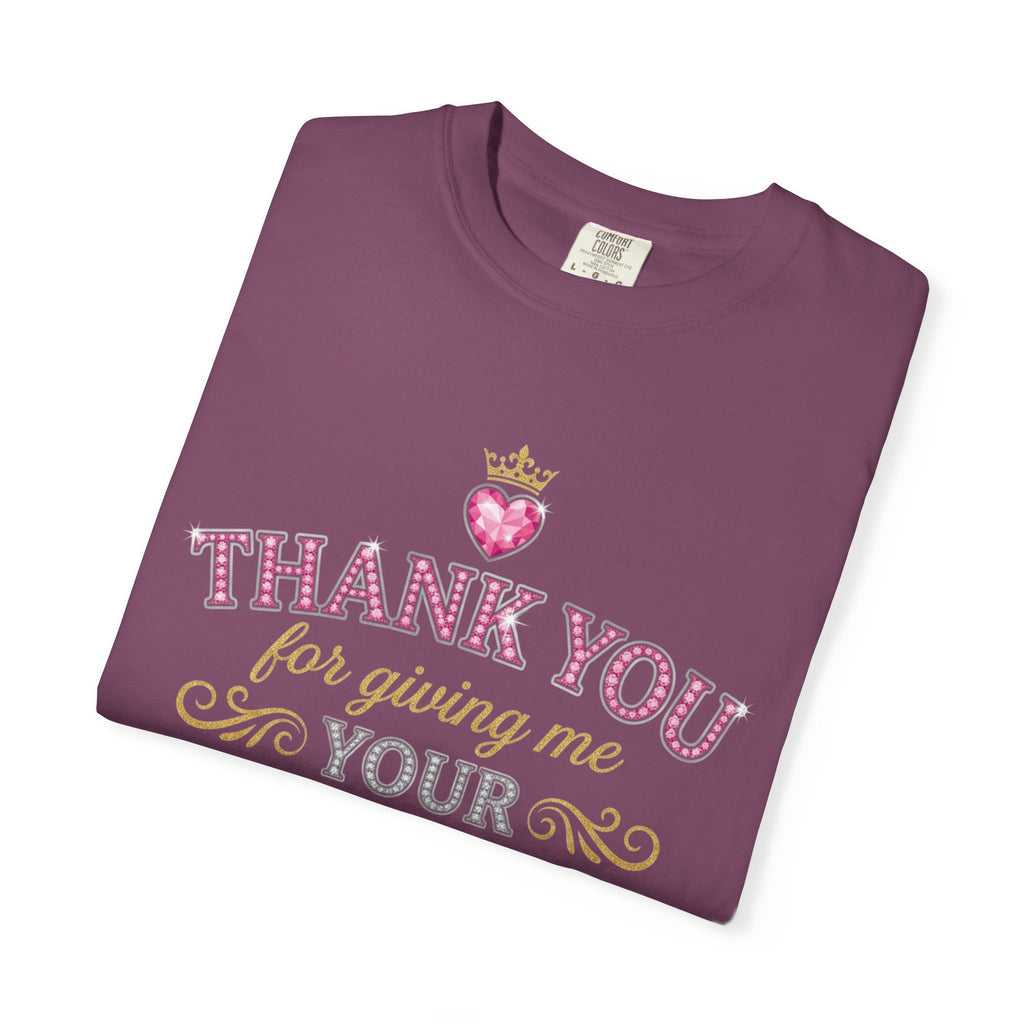 Thank You For Giving Me Your Heart T-Shirt — Romantic Heart Graphic Valentine’s Tee