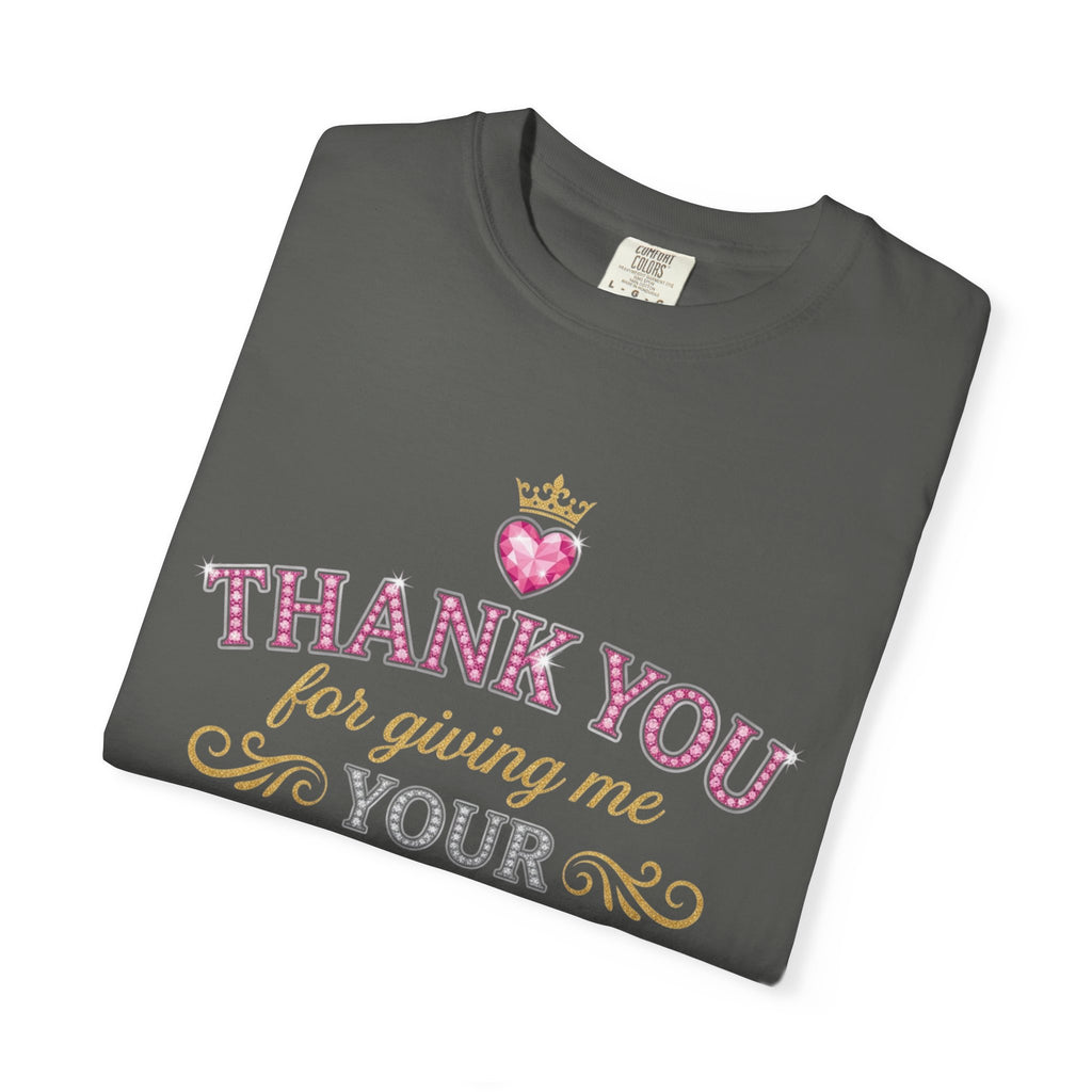 Thank You For Giving Me Your Heart T-Shirt — Romantic Heart Graphic Valentine’s Tee