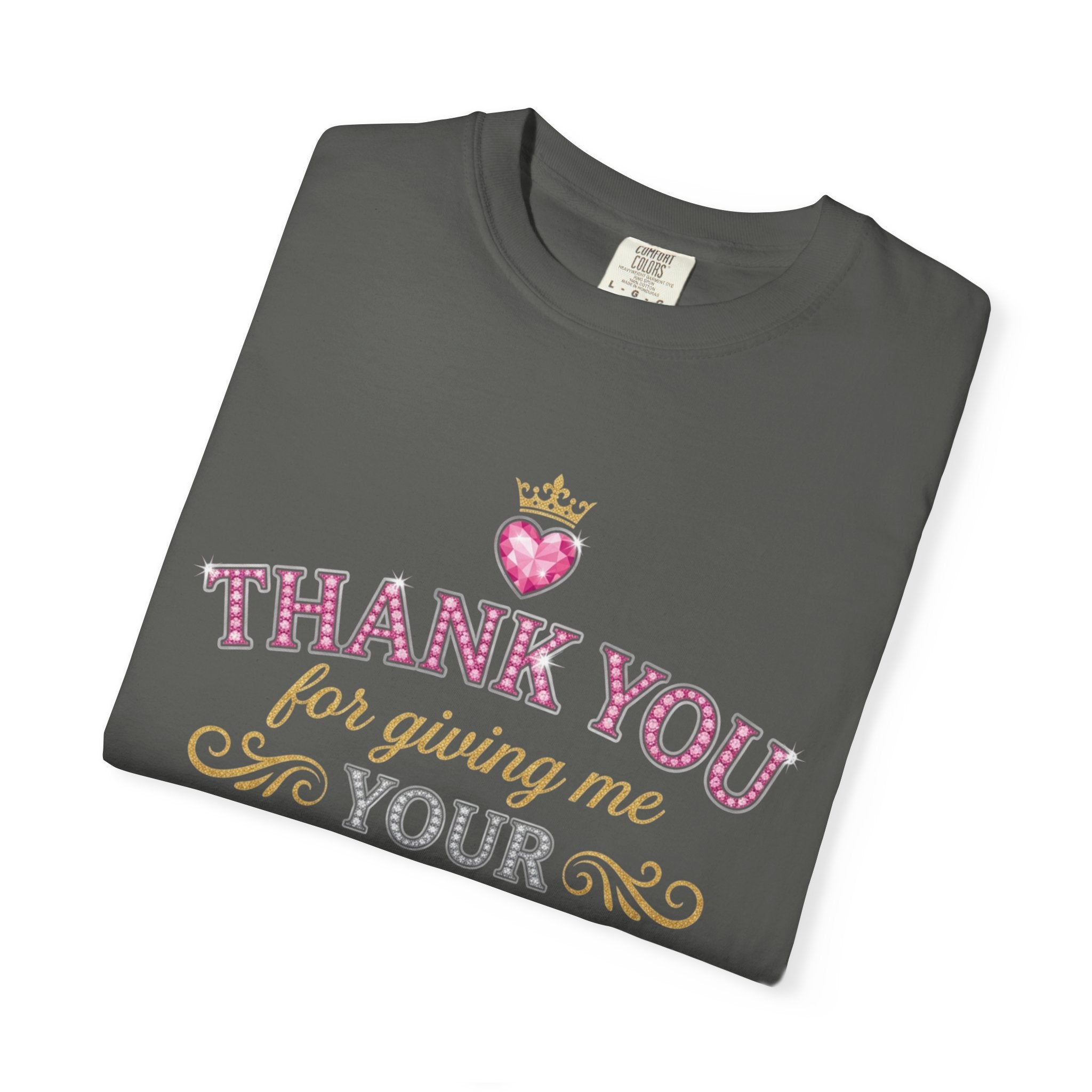 Thank You For Giving Me Your Heart T-Shirt — Romantic Heart Graphic Valentine’s Tee